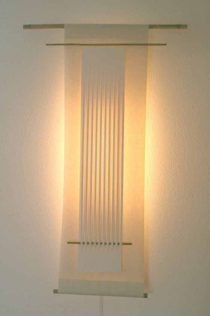 wandlamp (smal) met lijn